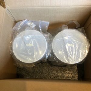 EXTRON WHITE PENDANT SPEAKERS (2)